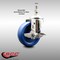 Service Caster 4 Inch 316SS Solid Polyurethane Swivel 10mm Threaded Stem Caster with Brake SCC-SS316TS20S414-SPUS-TLB-M1015 - alternate 1